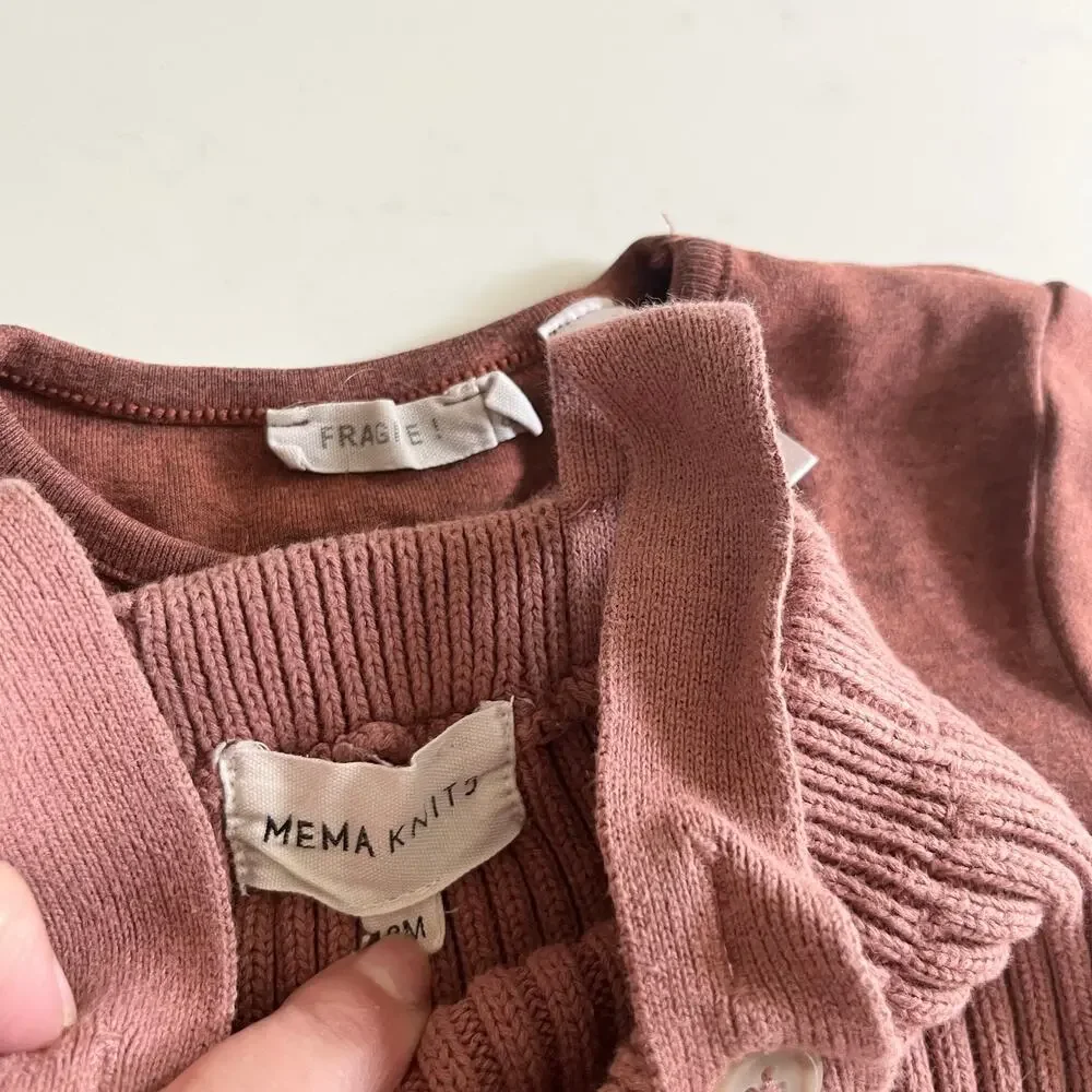 Boys Fall Winter Outfit Bundle 18-24M Contemporary Knits Tops Bottoms